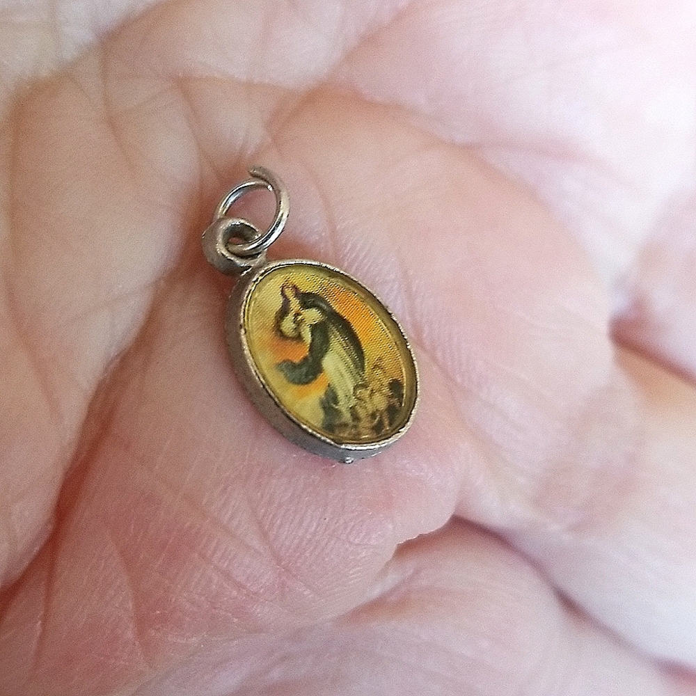 Religious CAMEO Rosary CHARM